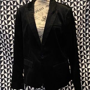 Black Polyester blazer